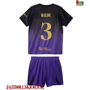Barcelona Alejandro Balde #3 Borta Kläder Barn 2026-27 Kortärmad (+ Korta byxor)